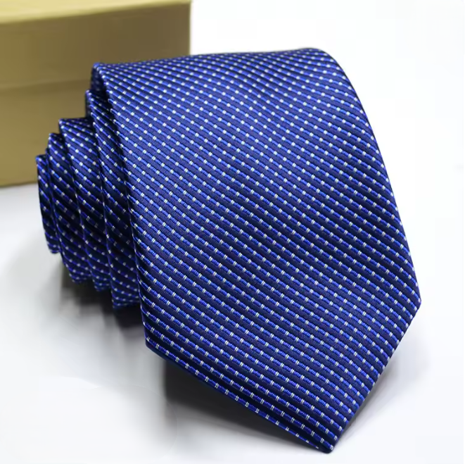 Herren Krawatte Blau