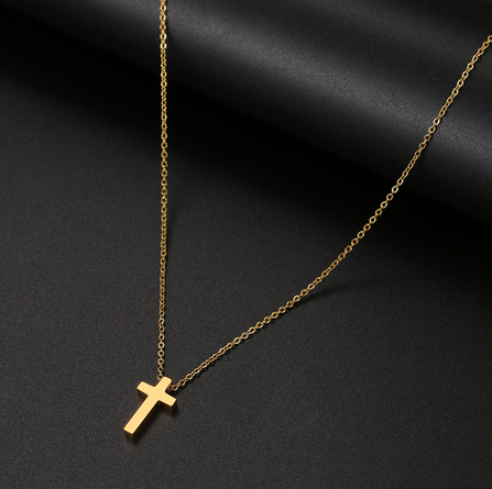 Halskette kleines Kreuz