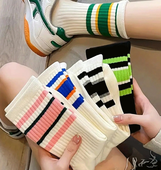 5er Set Socken bunte Mischung